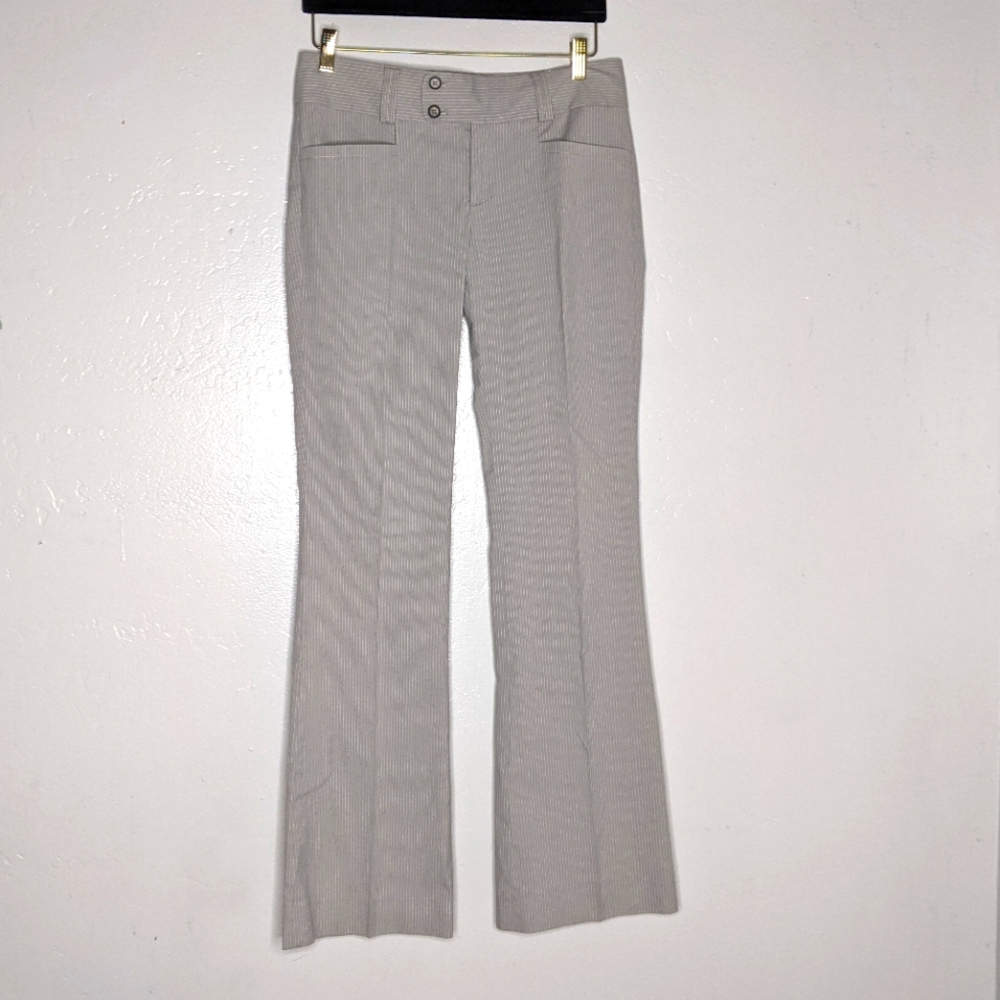 Banana Republic Grey Pinstripe Pants